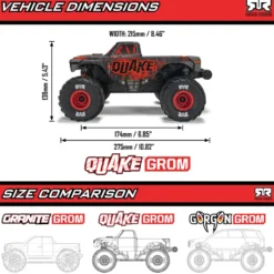 Arrma Quake Grom 4X4 RTR 1:16 Grün