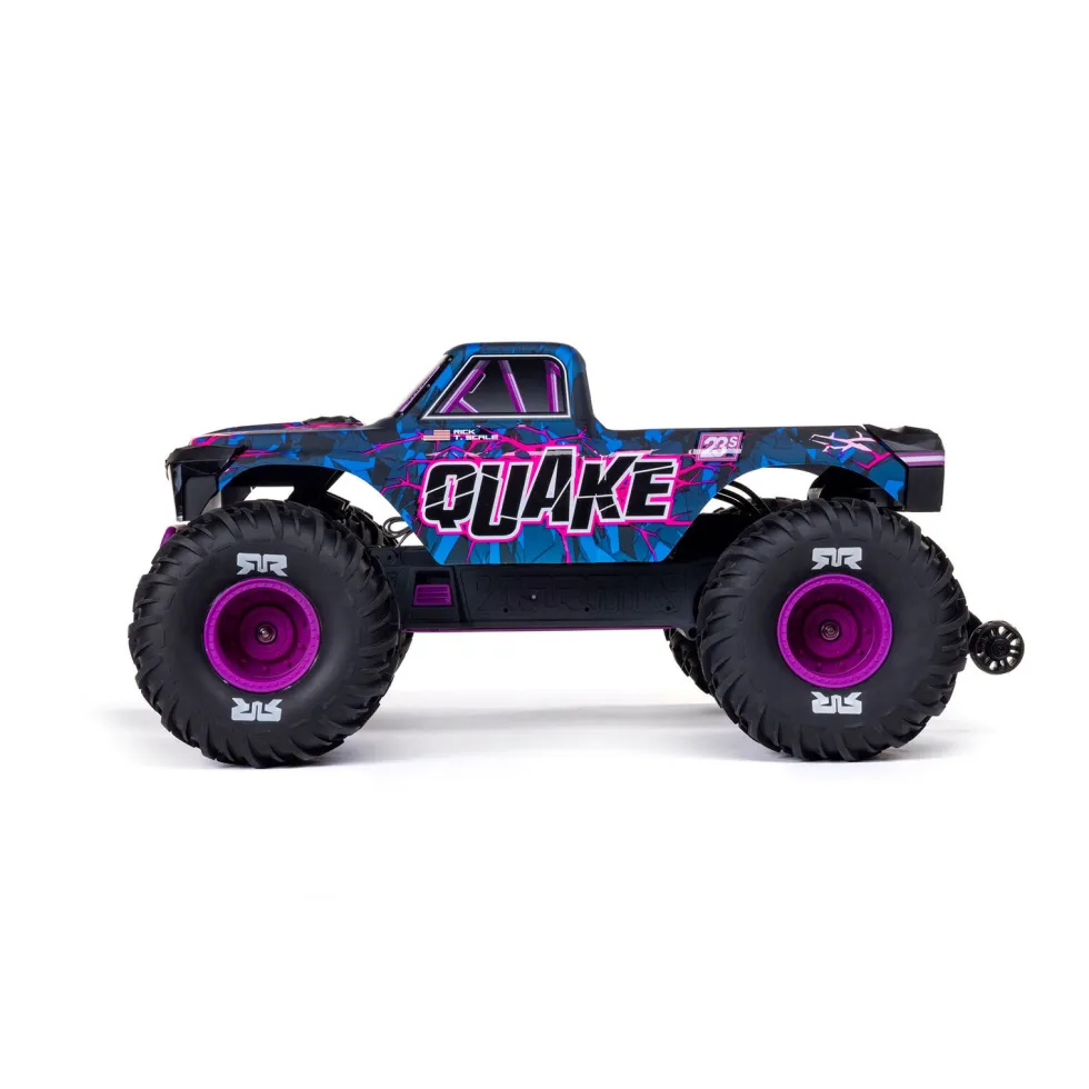 Arrma Quake 223S DSC 2WD Brushless Monster Truck RTR 1:10 Purple