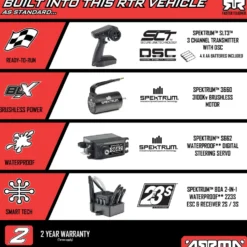 Arrma Senton 223S DSC 4X4 RTR Brushless Short Course Truck 1:10 Gelb