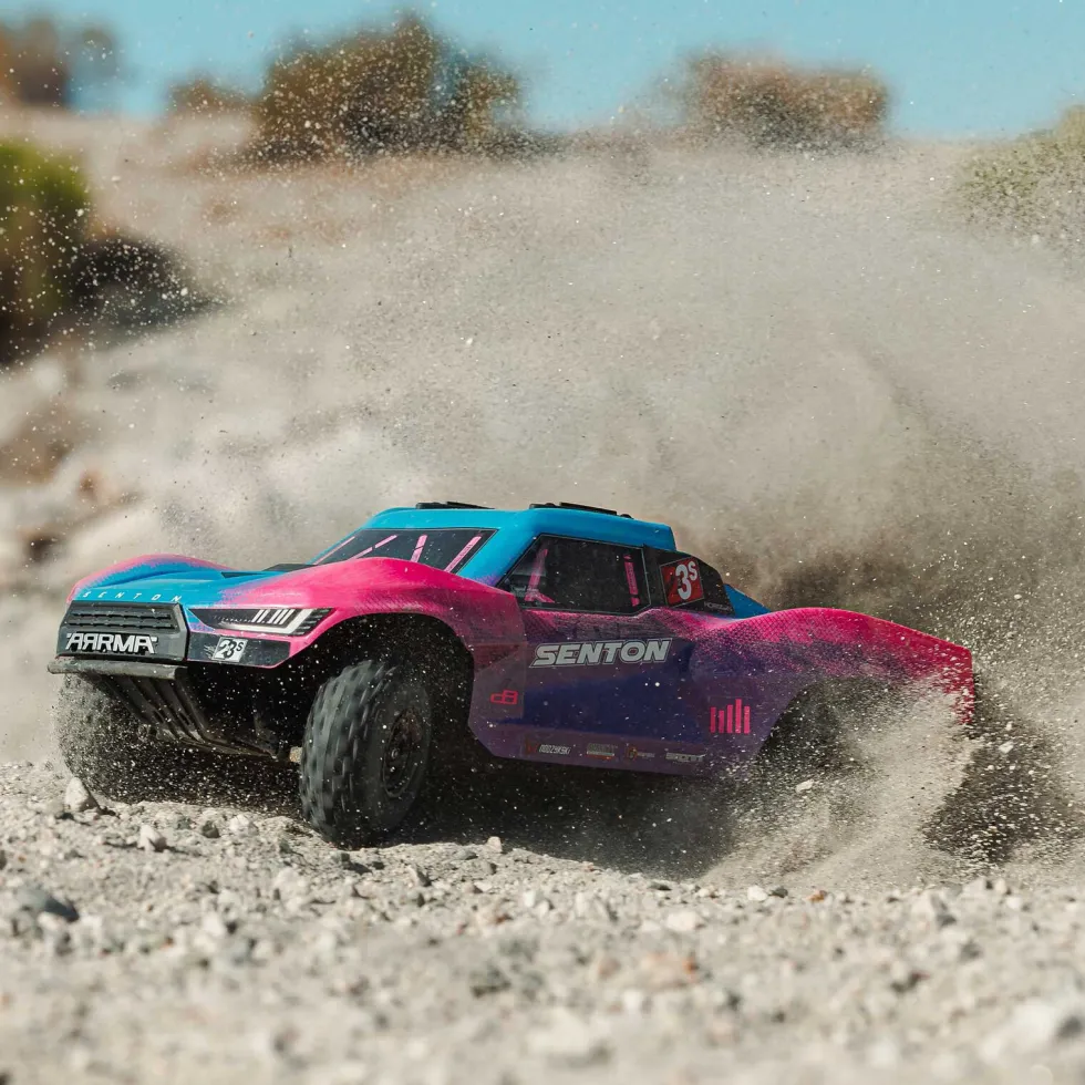 Arrma Senton 223S DSC 4X4 RTR Brushless Short Course Truck 1:10 Blau/Pink