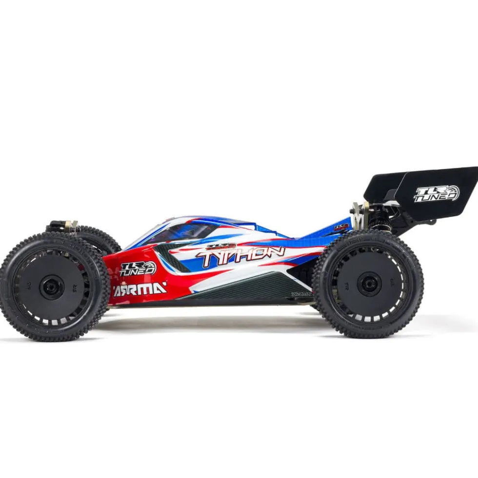 Arrma Typhon TLR Tuned 6S 4WD BLX 1:8 Buggy RTR Rot/Blau