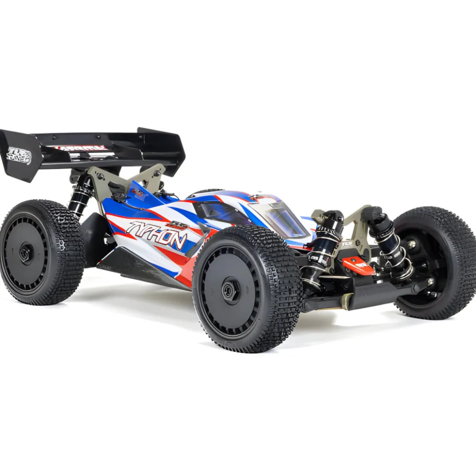 Arrma Typhon TLR Tuned 6S 4WD BLX 1:8 Buggy RTR Rot/Blau