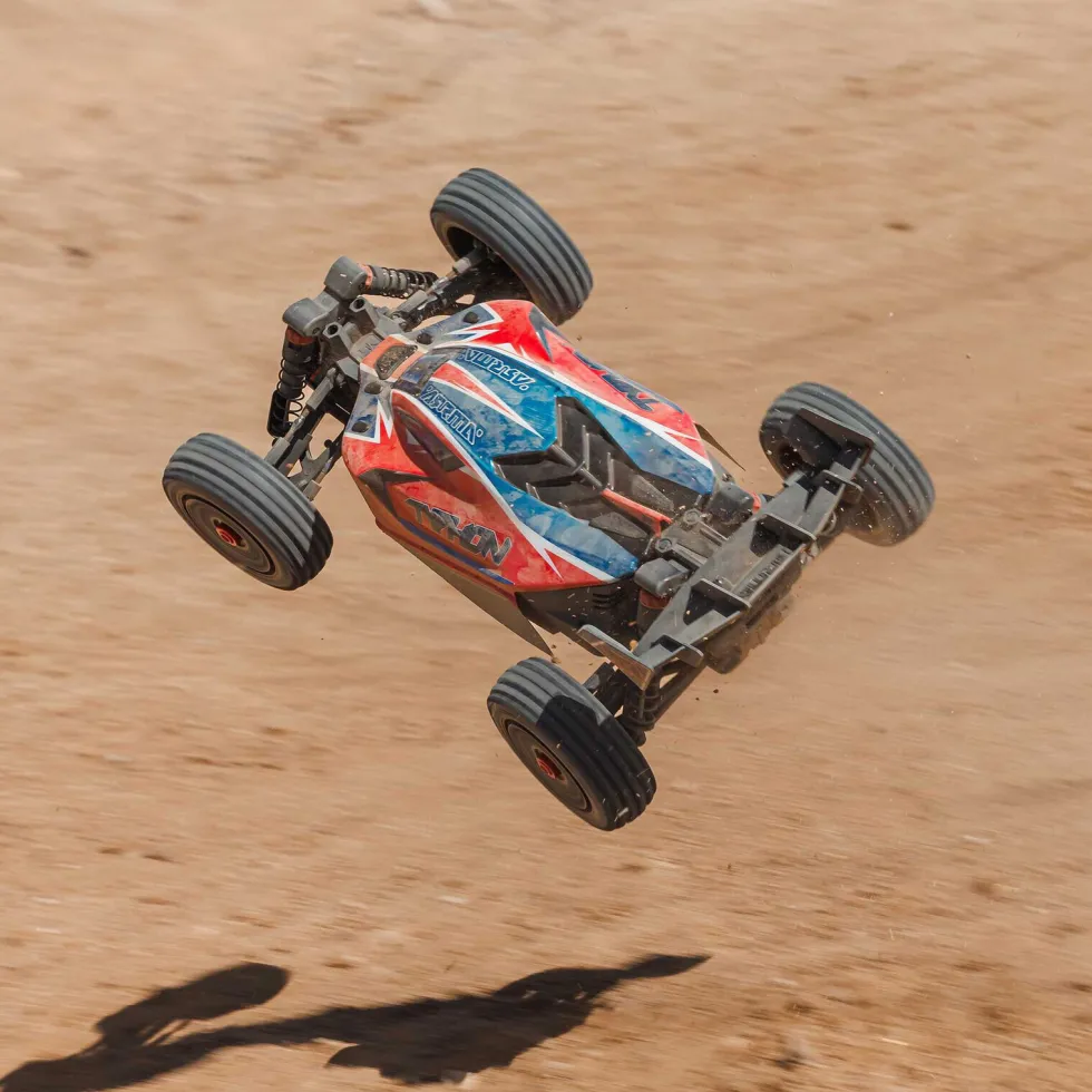 Arrma Typhon 4x4 223S BLX Brushless Buggy RTR 1:8 Red/Blue