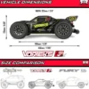 Arrma Vorteks 2WD 223S BLX 1:10 RTR gelb