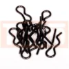 Axial AXA1059 Karosserie-Klammern 6mm schwarz (10)