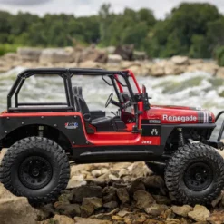 Axial Jeep CJ-7 4X4 SCX10 III 1:10 RTR Brushed Rock Crawler Red