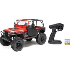 Axial Jeep CJ-7 4X4 SCX10 III 1:10 RTR Brushed Rock Crawler Red