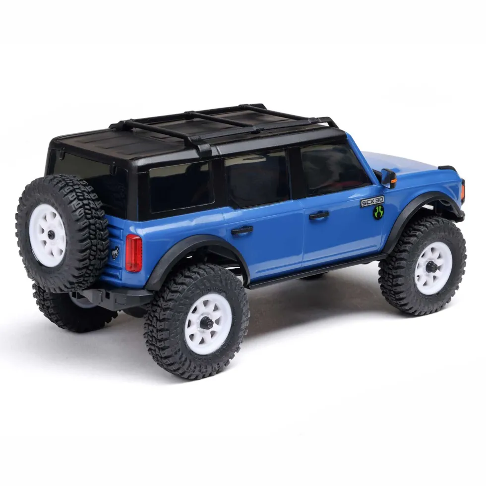 Axial SCX30 Ford Bronco 4X4 RTR Brushed Rock Crawler blau 1:30