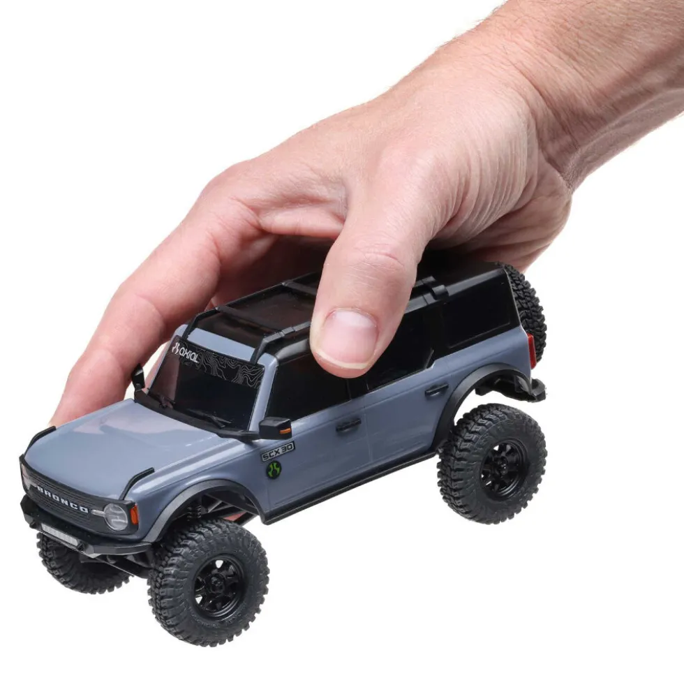Axial SCX30 Ford Bronco 4X4 RTR Brushed Rock Crawler blau 1:30