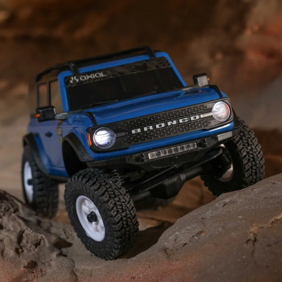 Axial SCX30 Ford Bronco 4X4 RTR Brushed Rock Crawler blau 1:30