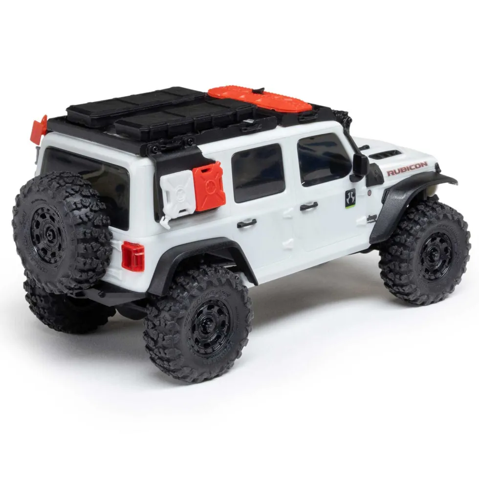 Axial SCX30 Jeep Wrangler JLU 4X4 RTR Brushed Rock Crawler 1:30 RTR Weiss
