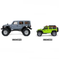 Axial SCX30 Jeep Wrangler JLU 4X4 RTR Brushed Rock Crawler 1:30 RTR Weiss