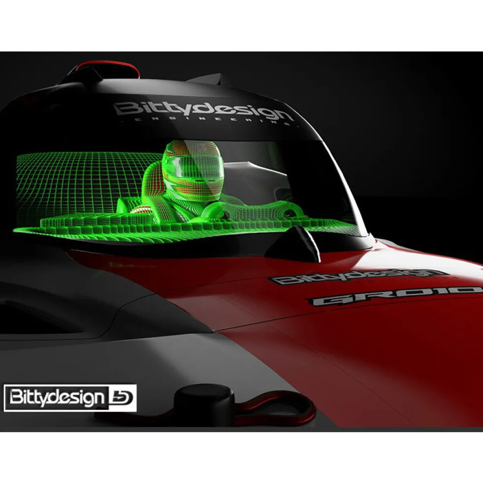 Bittydesign Aesthetic Tuning-Set für GR010 LMH-Karosserie