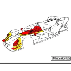 Bittydesign Aesthetic Tuning-Set für GR010 LMH-Karosserie