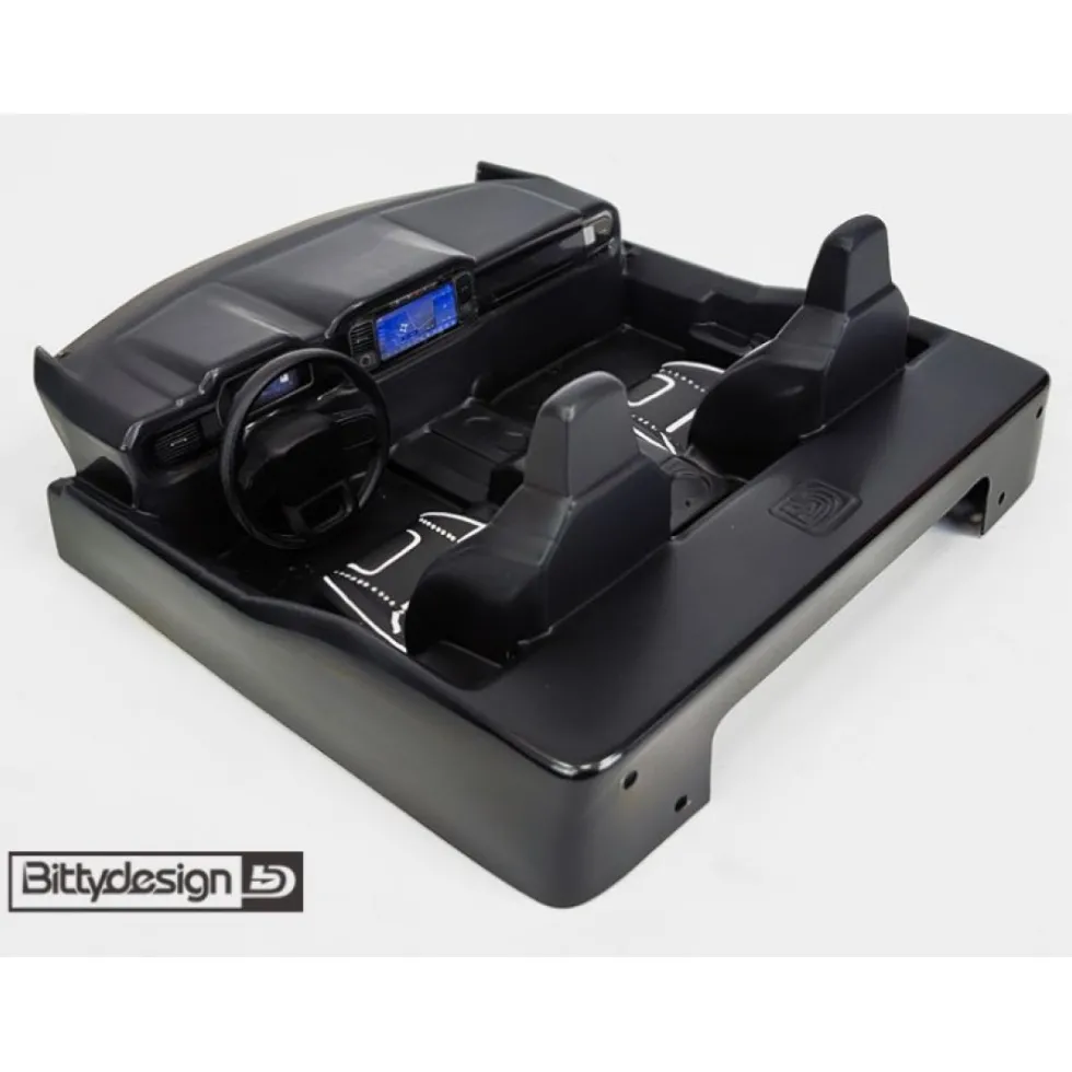 Bittydesign Interior for ROCK1 1:10 Rock Crawler body Pre-Cut (unlackiert)