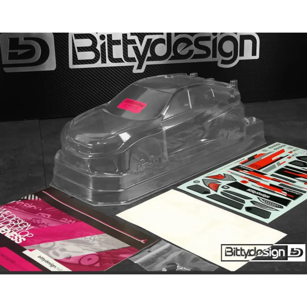Bittydesign Karosserie HC-M Civic 1:10 M-chassis 210-225mm unlackiert