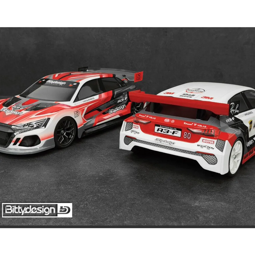 Bittydesign Karosserie-Satz A3-F 1:10 FWD 190mm - Lightweight - 0.7mm - unlackiert