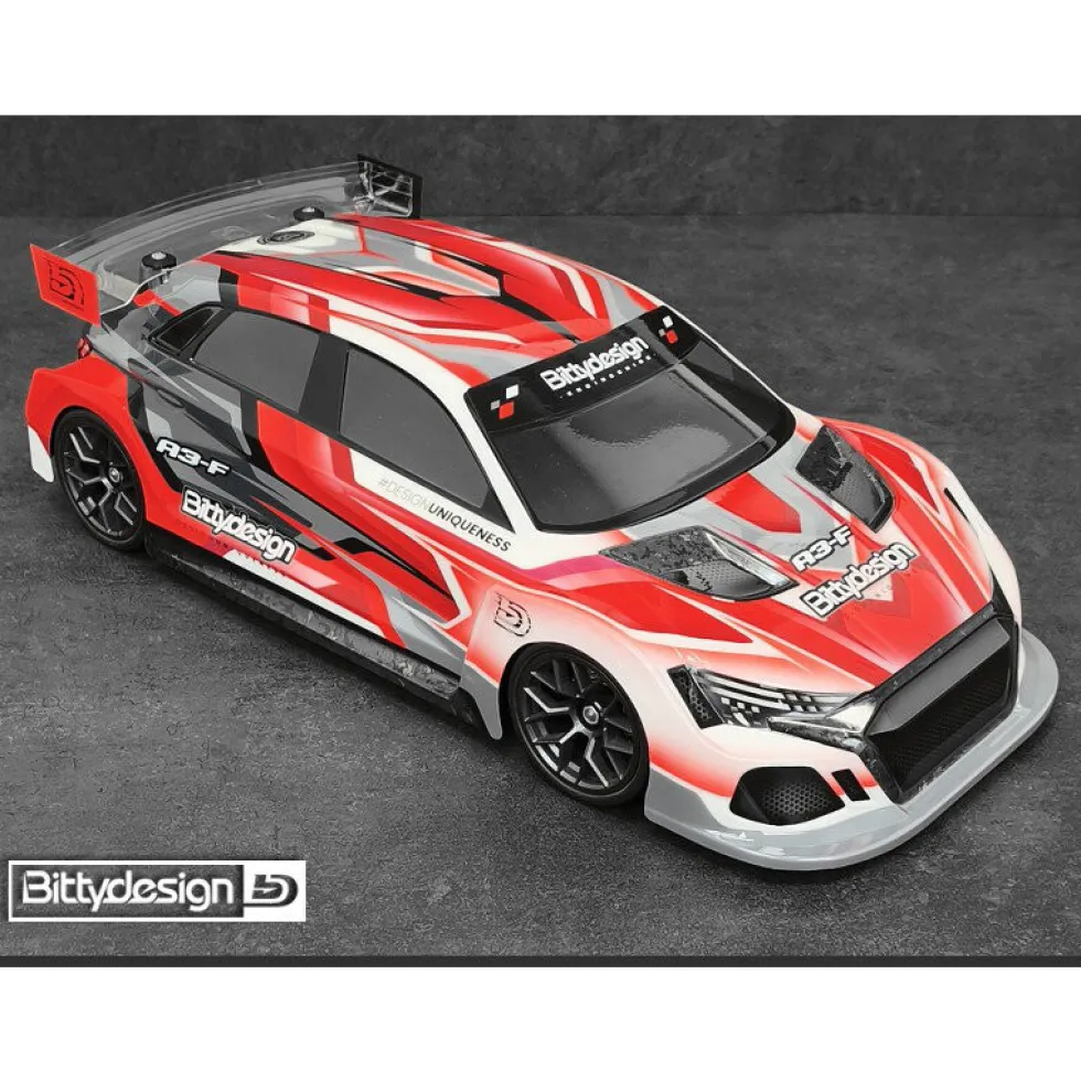 Bittydesign Karosserie-Satz A3-F 1:10 FWD 190mm - Ultra Light Weight - 0.5mm - unlackiert