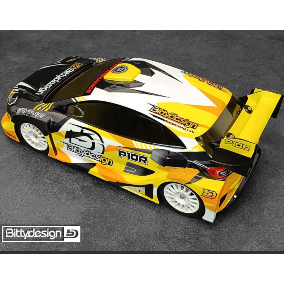 Bittydesign Karosserie-Satz P10R Rally 190mm 1:10 (unlackiert)