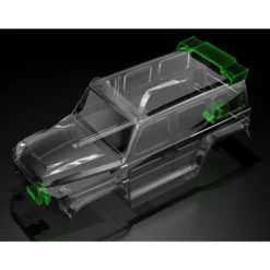 Bittydesign Karosserie W464 1:18 Pre-cut (unlackiert) für Traxxas TRX-4M