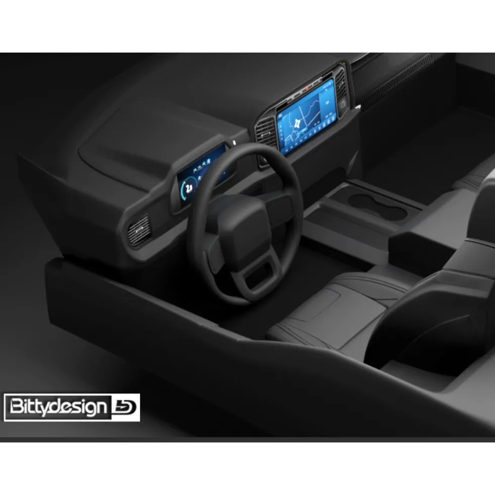 Bittydesign Steering wheel for ROCK1 1/10 Rock Crawler interior cockpit