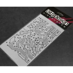 Bittydesign Vinyl Stencil / Schablone - Electronic Circuit