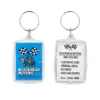Blockhead Motors Turtle Checker Schlüsselanhänger Blau