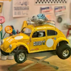 Blockhead Motors Turtle stuffed Keychain