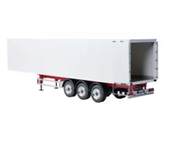 Carson 500907792 3-Achs Kofferauflieger Ver.III weiß 1:14 Bausatz