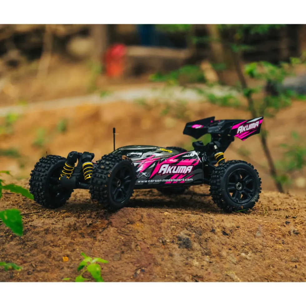 Carson Akuma Buggy 4WD 100% RTR pink 1:8