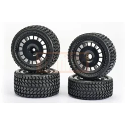 Carson 500900134 All-Terrain 2WD Reifen-Set (4) Kompletträder