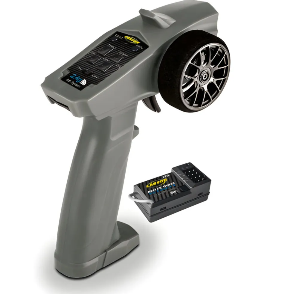 Carson 500500109 Fernsteuerung Reflex Wheel Start 2.4GHz 3-Kanal grau