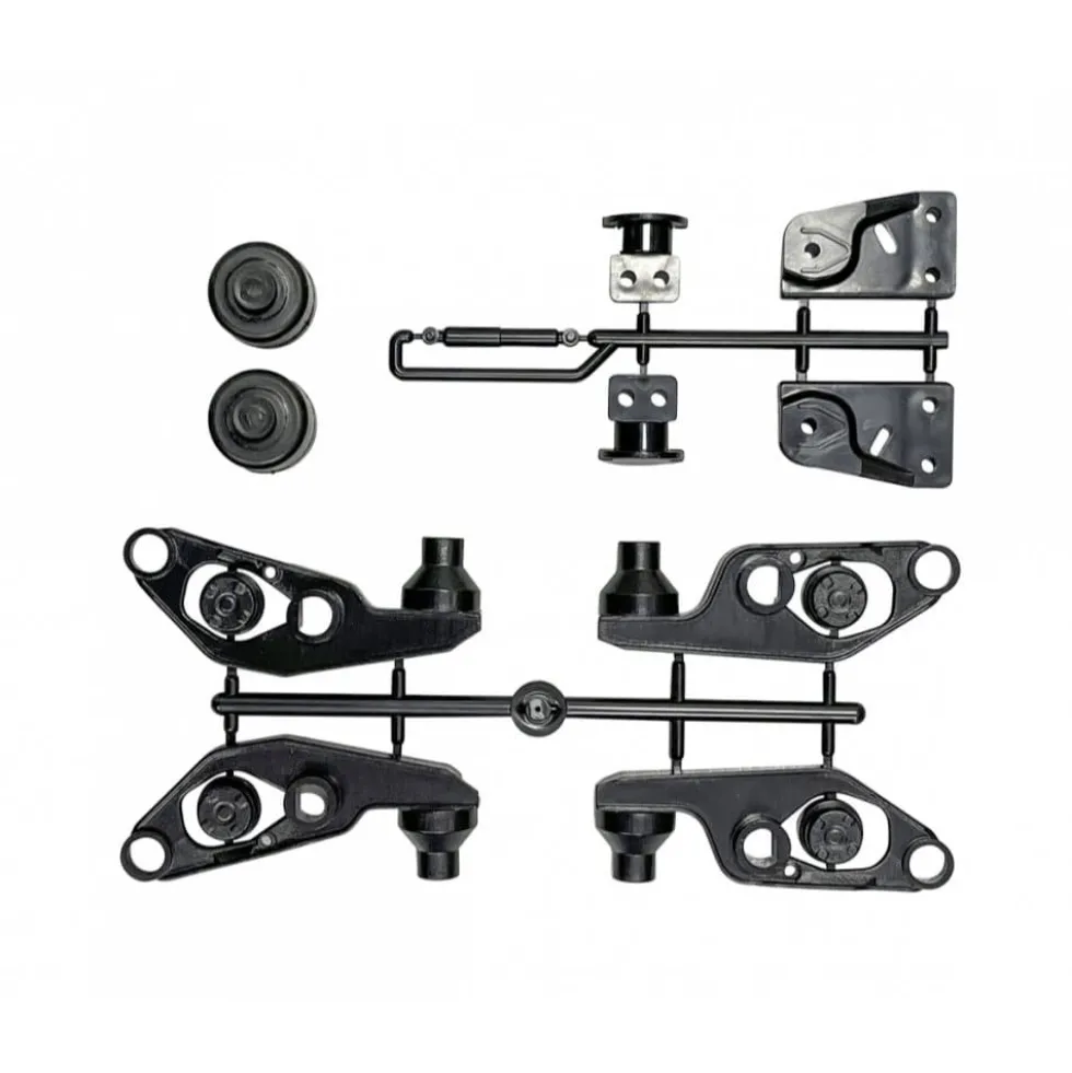 Carson 500907644 Kunststoff-Teile für Aufliegerachse mit HL 8mm 1:14