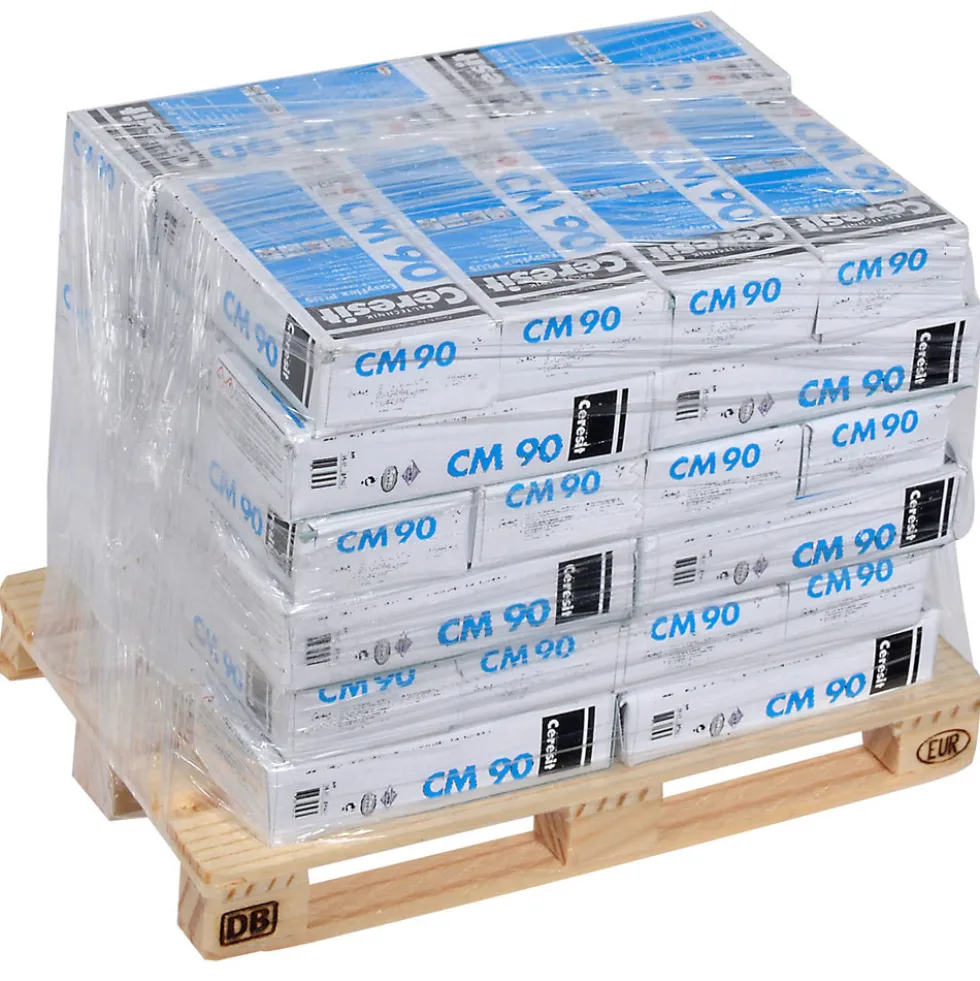 Carson 500907617 Miniatur Euro-Palette mit Ceresit CM90 Easy 1:14