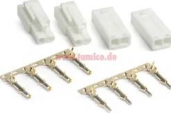 Carson 500906017 Mini-Tamiya Stecker/Buchse (2 Paar)