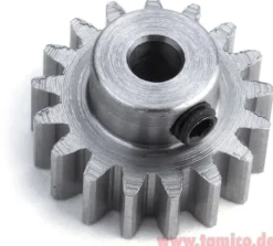 Carson 500013425 Motor-Ritzel 17 Zähne Modul 0,6 (Stahl)