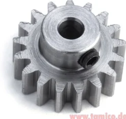 Carson 500013407 Motor-Ritzel 17 Zähne Modul 0,8 (Stahl)