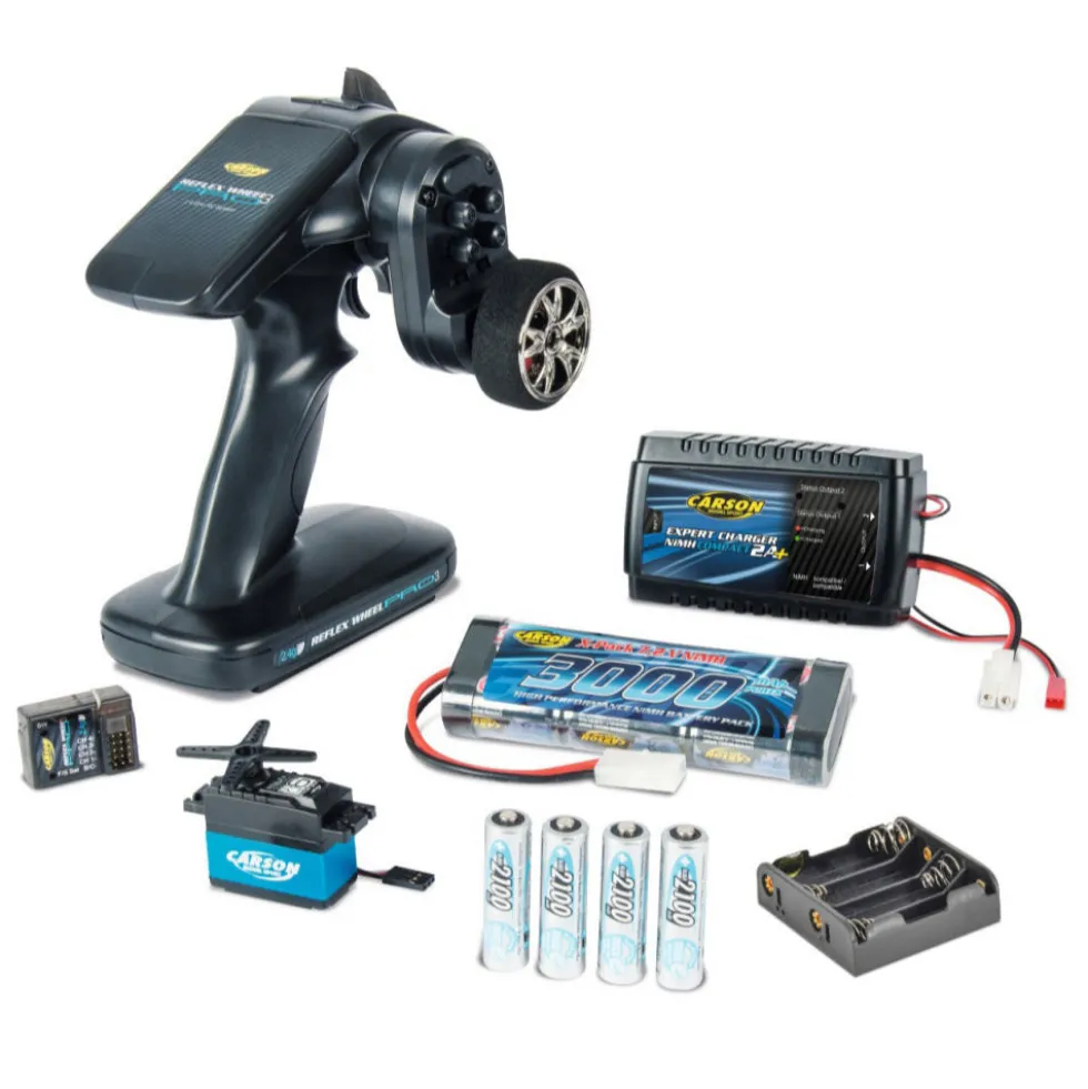 Carson 500500091 RC Einsteiger Starter-Set Reflex Wheel PRO3 2.4 GHz