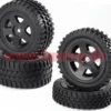 Carson 500900027 Reifen/Felgen-Set All Terrain (schwarz) DT-01/DT-02/DT-03