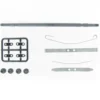 Carson 500907355 Tiefladerachse komplett (Blattfed.) 1:14