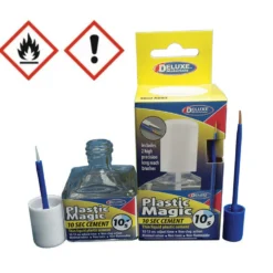 Deluxe Plastic Magic 10 Sek. Plastikkleber mit Pinsel 40 ml