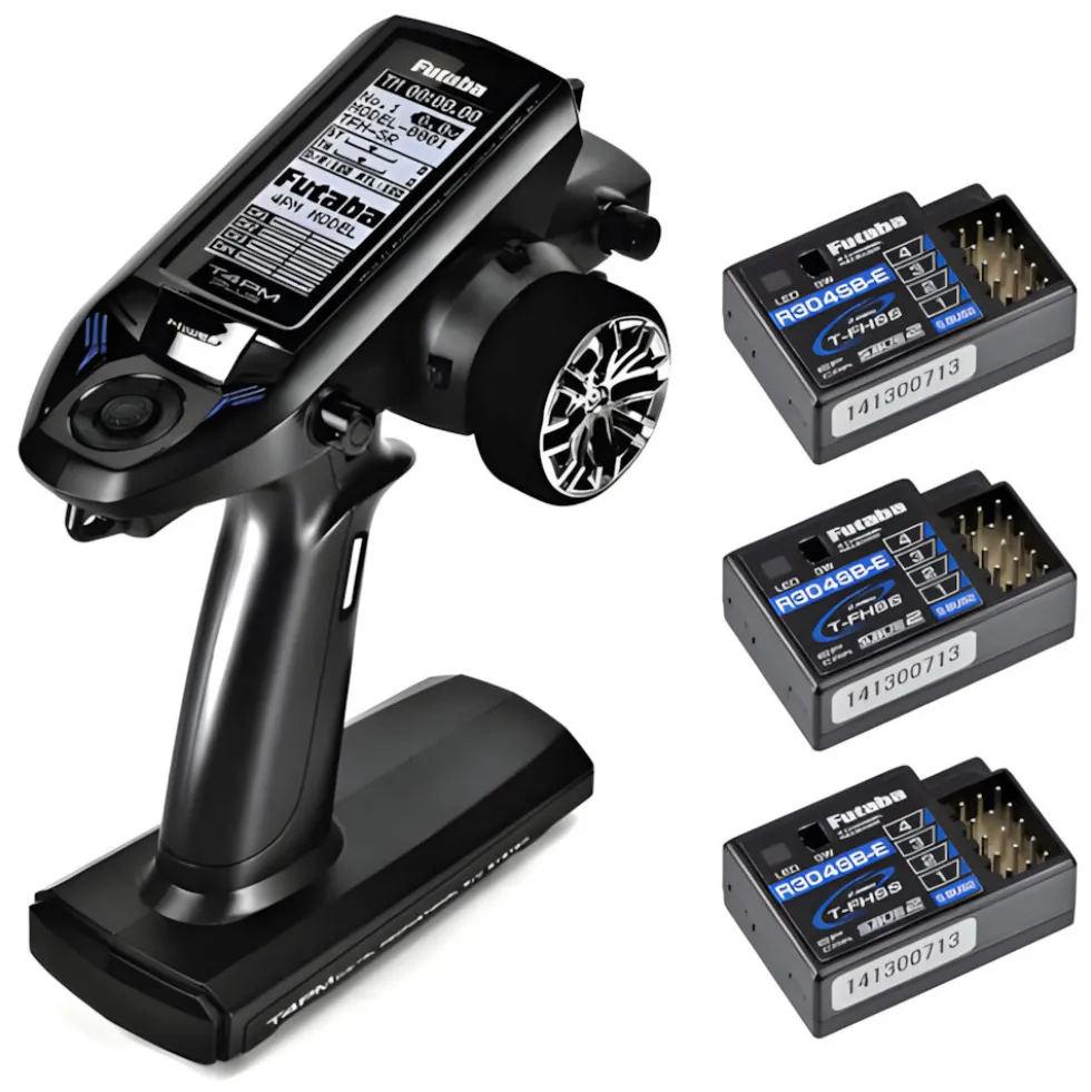 Futaba Fernsteuerung T4PM Plus 2.4GHz T-FHSS + 3x R304SB-E Empfänger