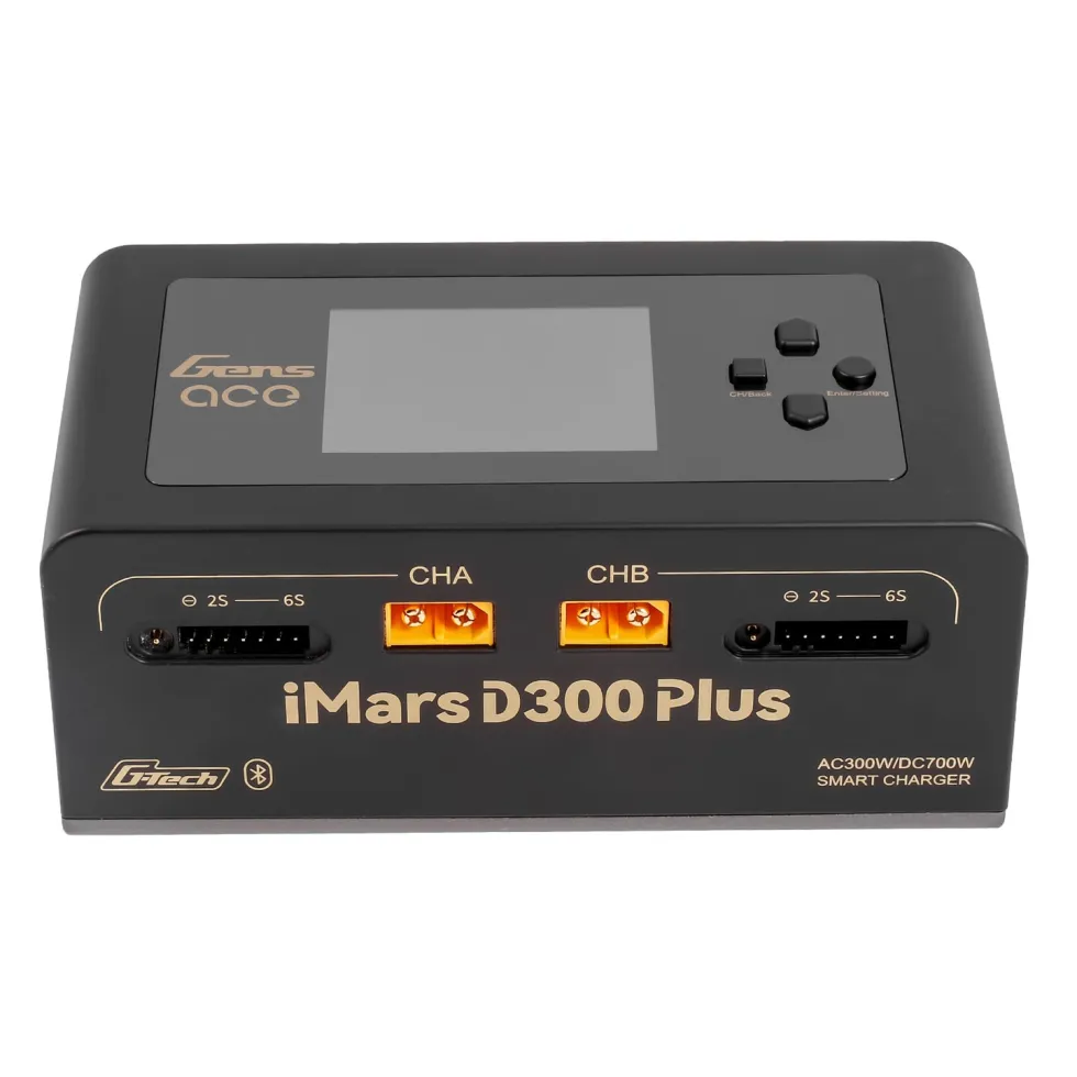 Gens Ace Ladegerät IMARS D300 Plus G-Tech Dual Channel AC/DC 300W/700W Schwarz
