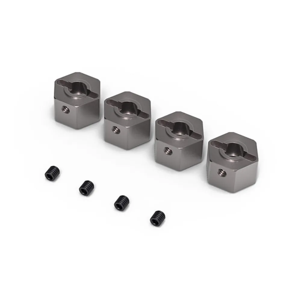 Gmade GM30131 Aluminum 12mm Wheel Hub (4) 8mm Thick