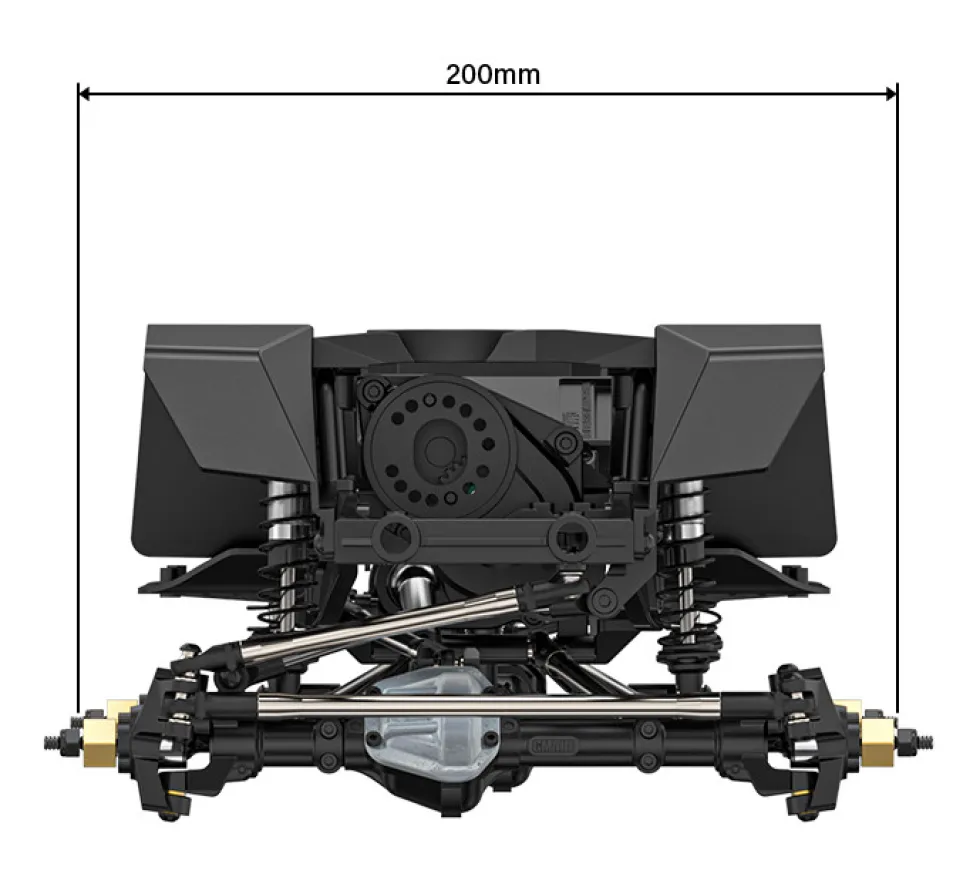 Gmade GS02F TS Pro Chassis Bausatz 1:10