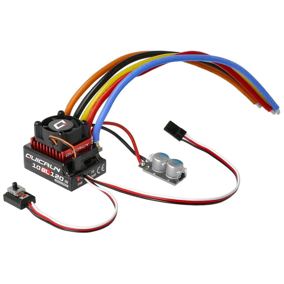 Hobbywing Brushless-Regler QuicRun 10BL120 G2 120A Sensored 2-3S