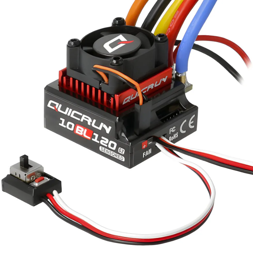 Hobbywing Brushless-Regler QuicRun 10BL120 G2 120A Sensored 2-3S