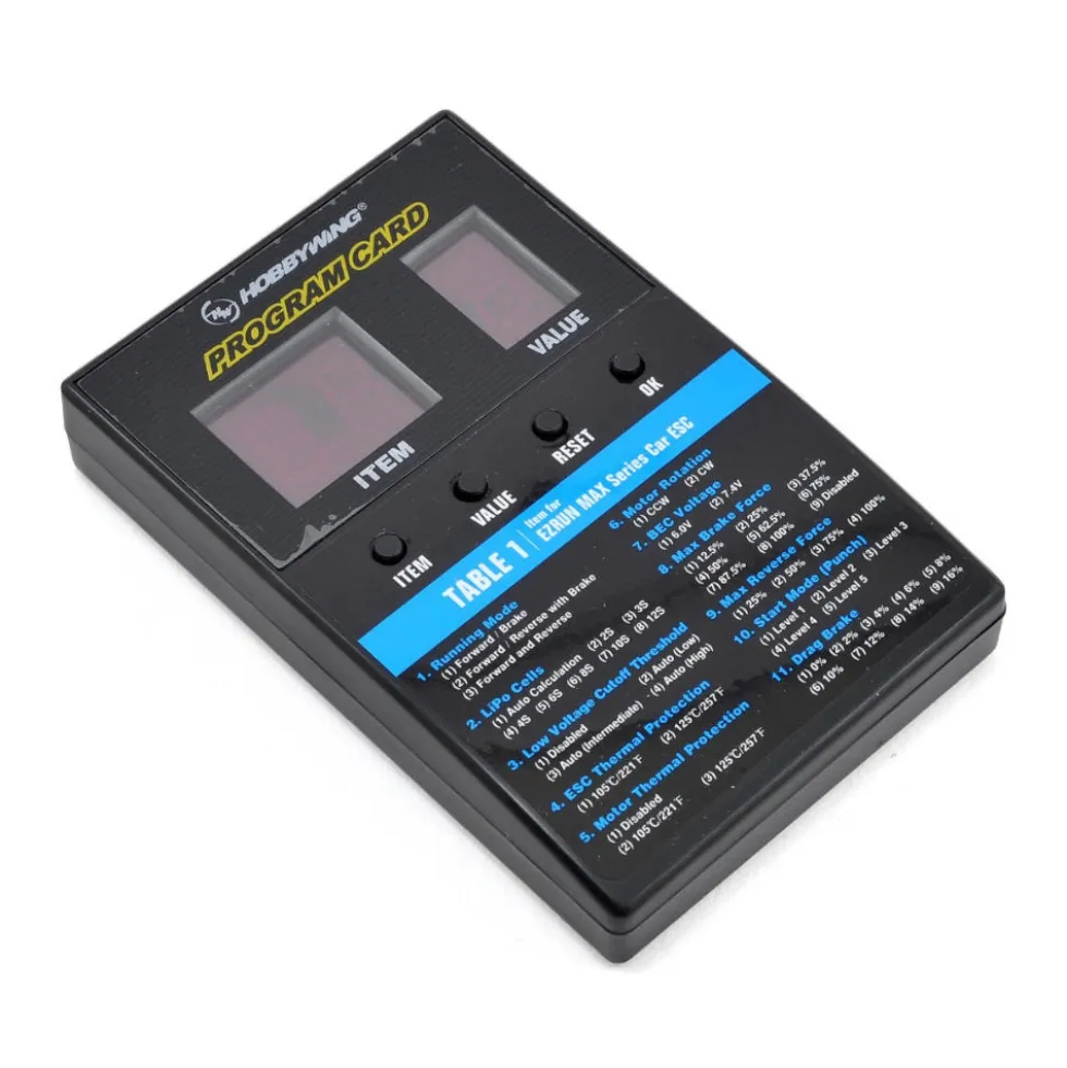 Hobbywing Programmierbox LED Universal Xerun / Ezrun / Seaking Platinum
