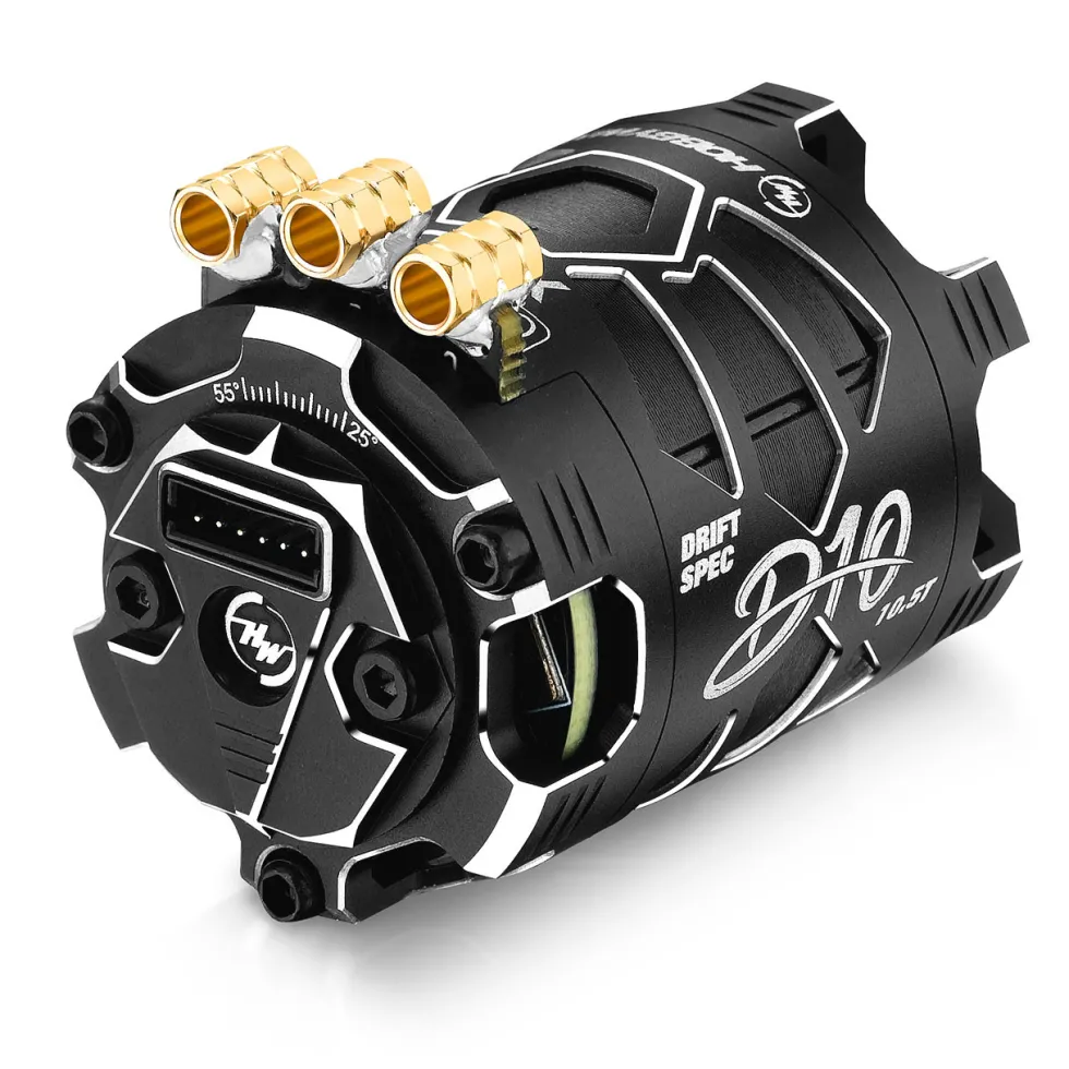 Hobbywing Xerun D10 Brushless Drift Motor 13.5T Schwarz