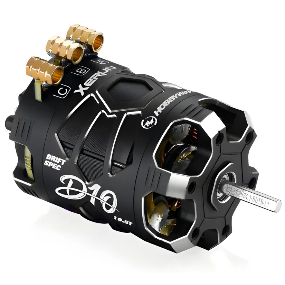Hobbywing Xerun D10 Brushless Drift Motor 13.5T Schwarz